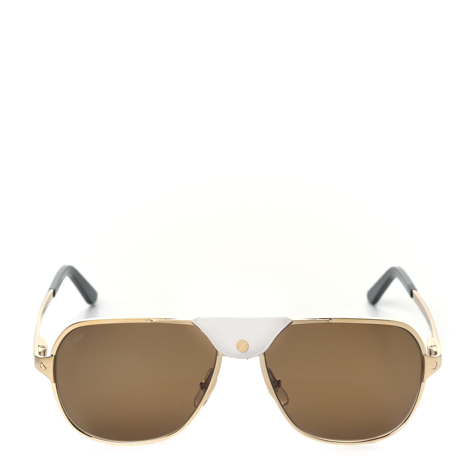 Cartier Santos de Cartier 135 Sunglasses Gold 6 of 7