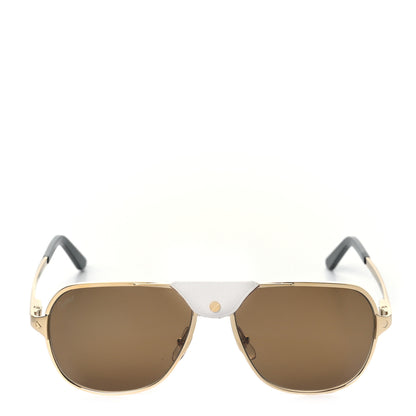 Cartier Santos de Cartier 135 Sunglasses Gold 6 of 7