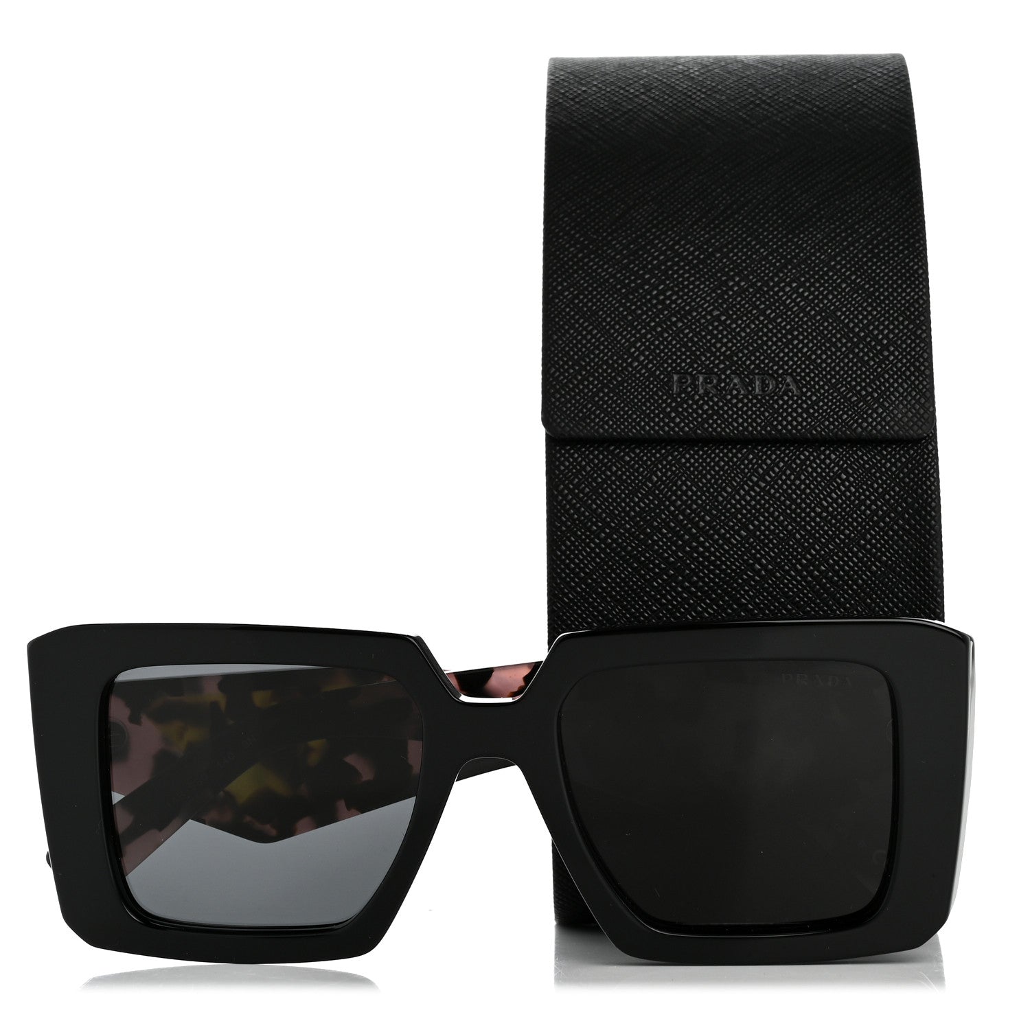 Prada Acetate Symbole Sunglasses SPR 23Y Slate Grey 9 of 9
