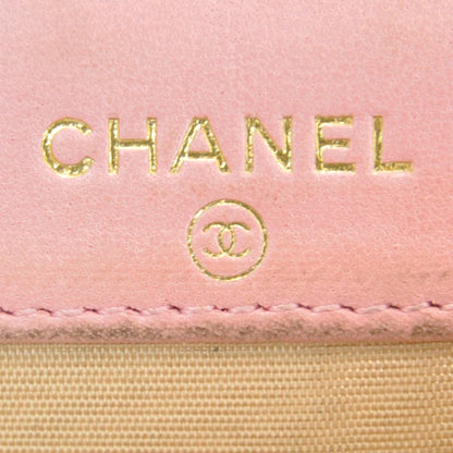 Chanel Caviar CC Flap Wallet Pink 10 of 12