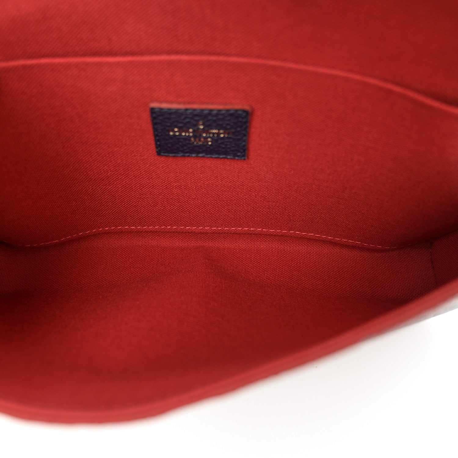 Louis Vuitton Empreinte Pochette Felicie Chain Wallet Marine Rouge 6 of 10