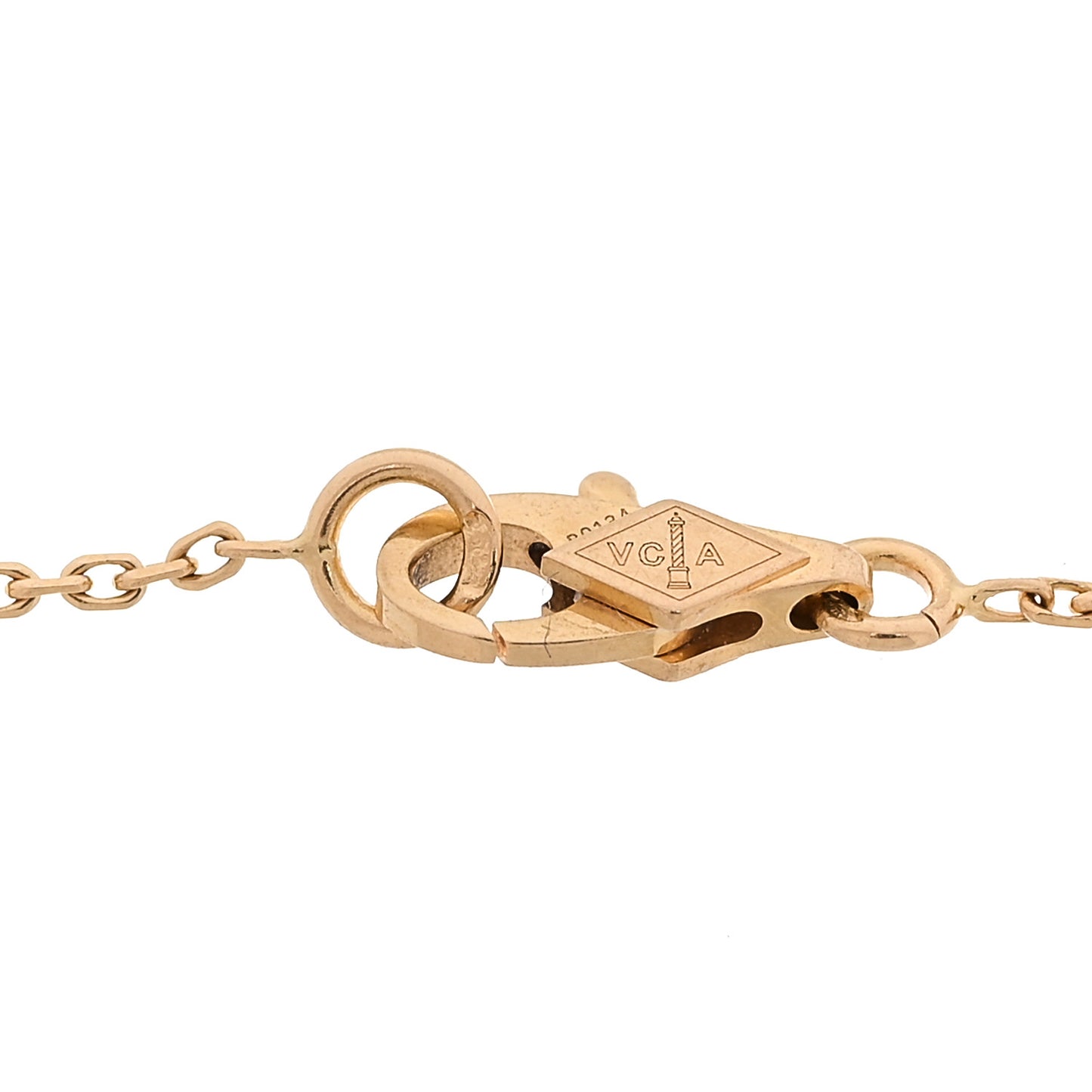 18K Yellow Gold Mother of Pearl Sweet Alhambra Butterfly Bracelet
