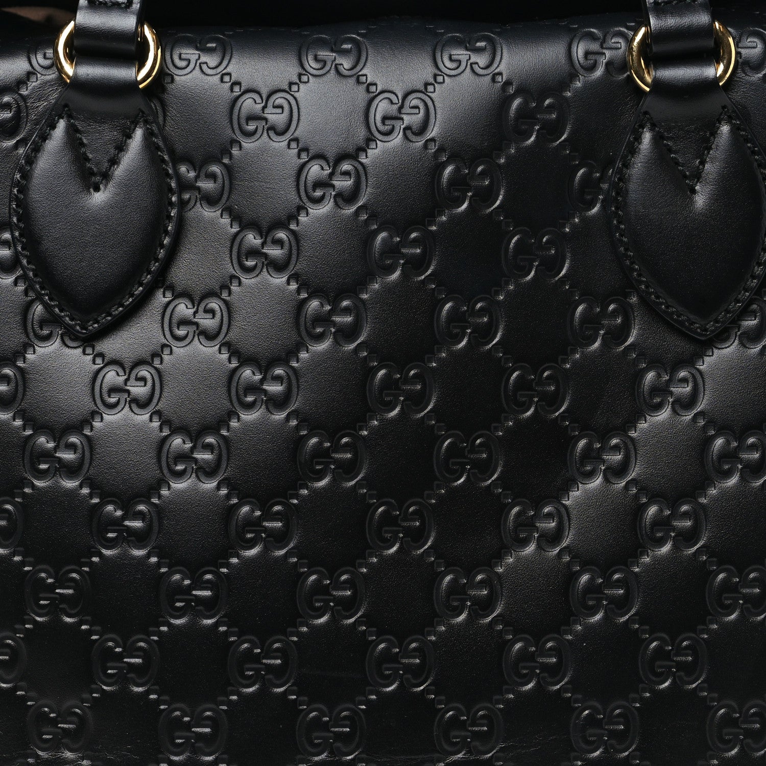 Gucci Guccissima Linea A Foldover Tote Black 8 of 10