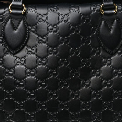Gucci Guccissima Linea A Foldover Tote Black 8 of 10