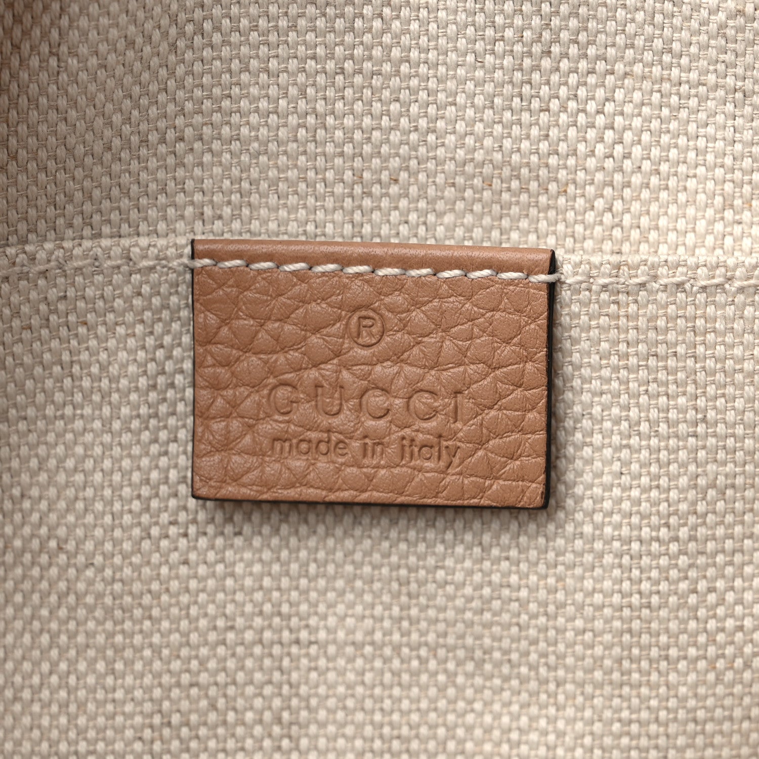 Gucci Pebbled Calfskin Small Soho Disco Bag Camelia 6 of 9