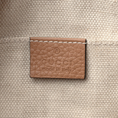 Gucci Pebbled Calfskin Small Soho Disco Bag Camelia 6 of 9