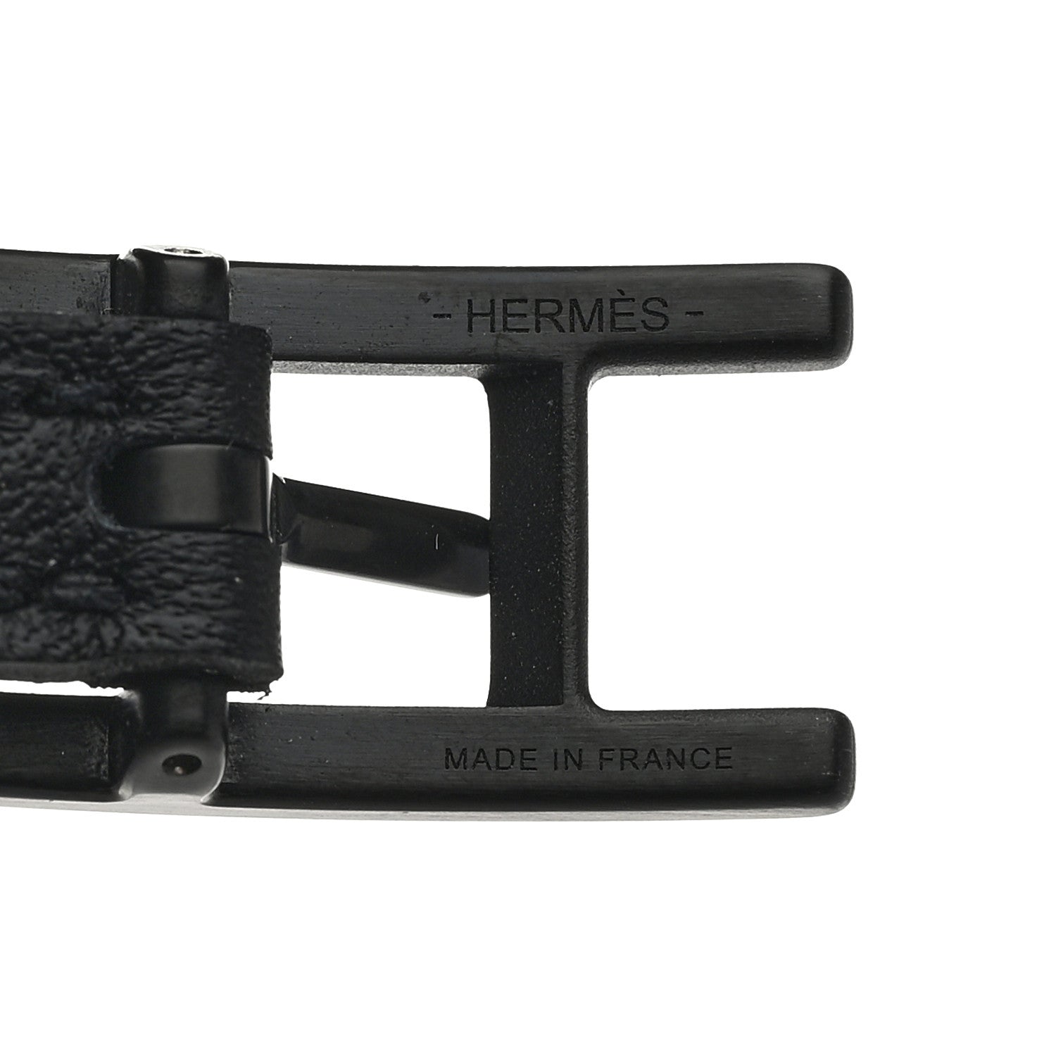 Hermes Epsom Behapi Double Tour Bracelet Black 5 of 7