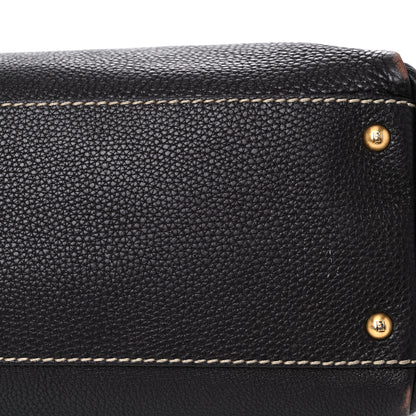 Fendi Cuoio Romano Selleria Large Peekaboo Iconic Satchel Moro 11 of 15
