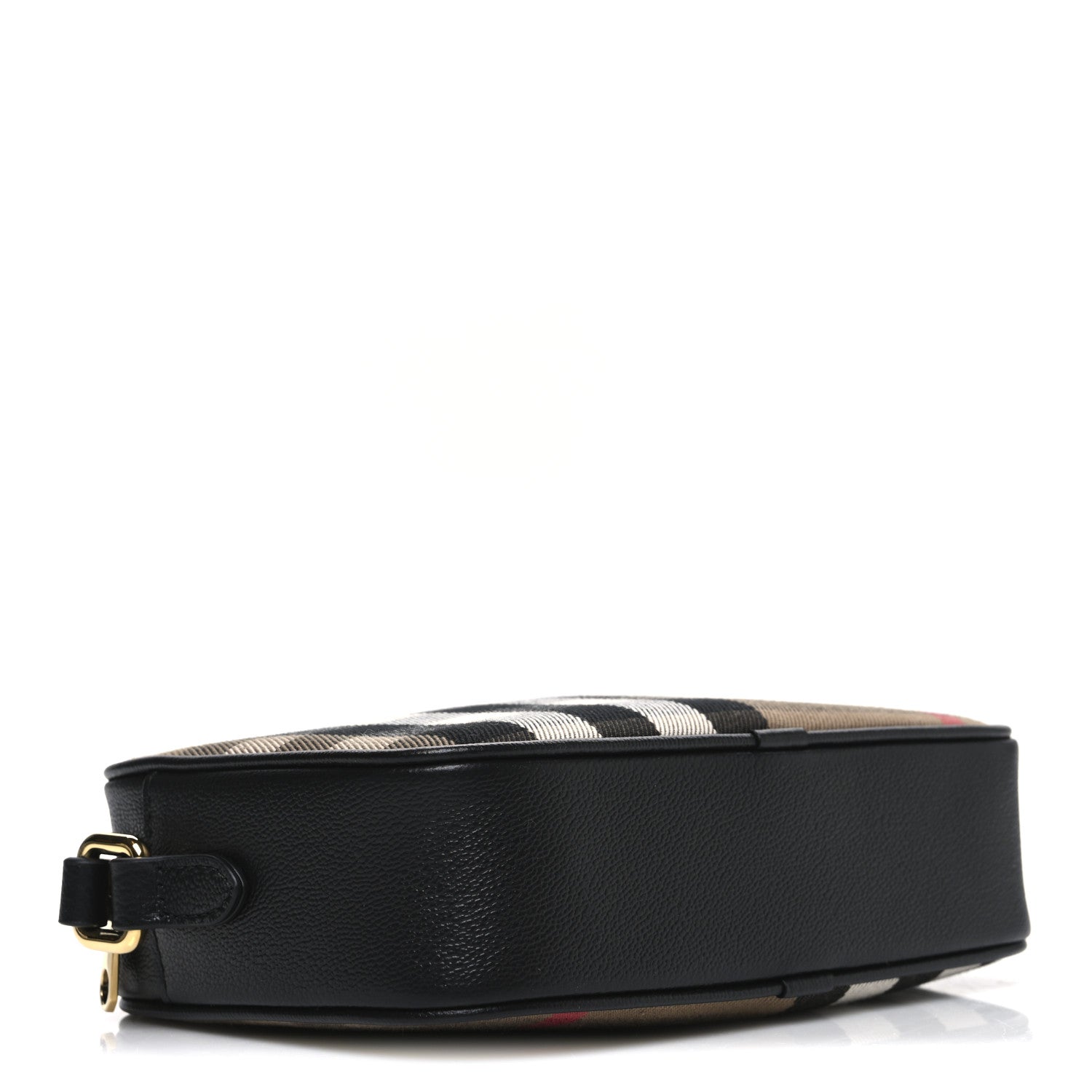 Burberry Giant Check Calfskin Small Camera Bag Black 4 of 11