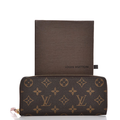 Louis Vuitton Monogram Clemence Wallet Rose Ballerine 8 of 8