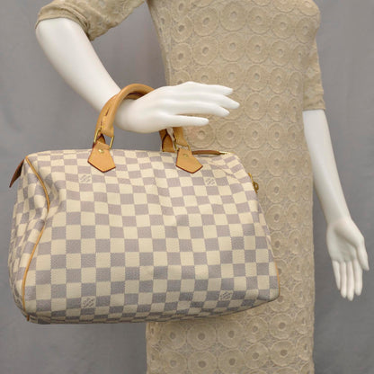 Louis Vuitton Damier Azur Speedy 30 2 of 9