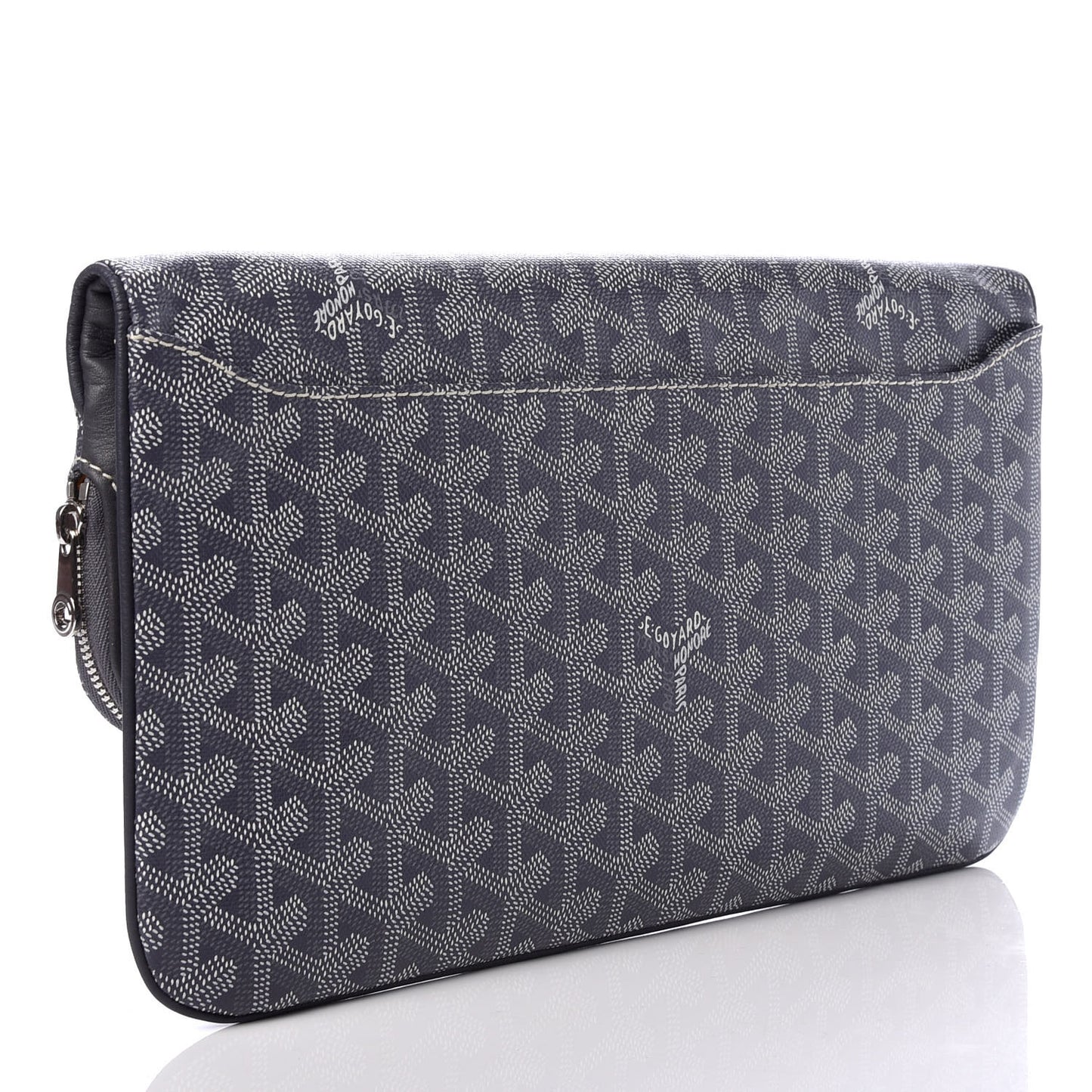 Goyardine Sainte Marie Soft Clutch Grey