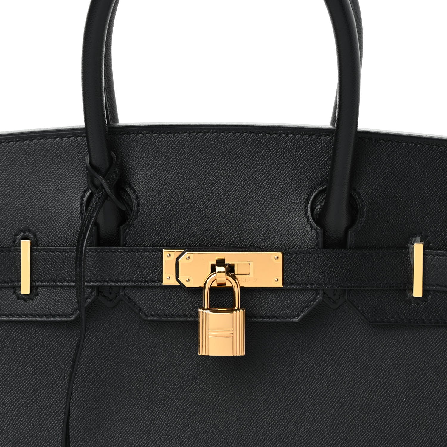 Hermes Madame Calfskin Birkin Sellier 30 Black 7 of 10
