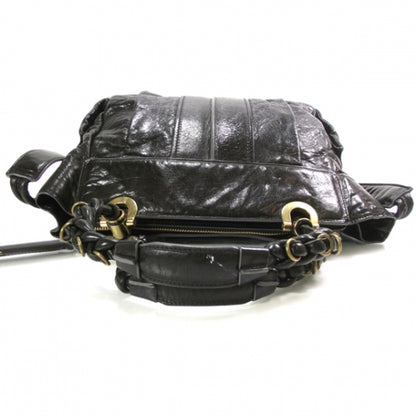 Chloe Leather Heloise Satchel Black 6 of 12