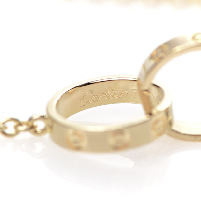 Cartier 18K Yellow Gold Interlocking LOVE Necklace 6 of 6