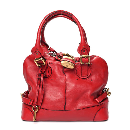 Chloe Calfskin Paddington Satchel Rouge 1 of 17