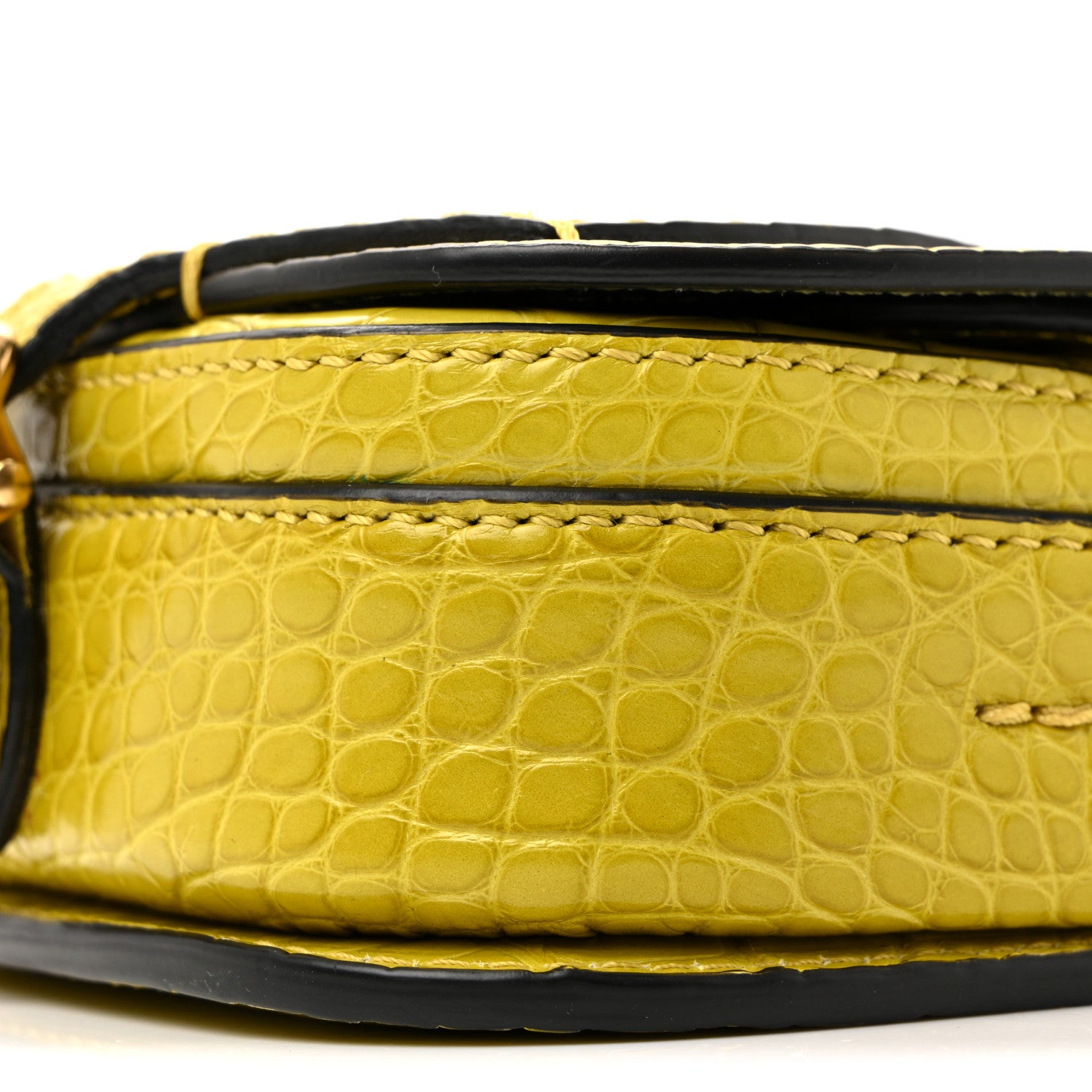 Burberry Alligator Bridle Micro Satchel Lime 28 of 34