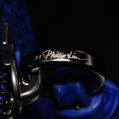 3.1 Phillip Lim 3.1 Textured Calfskin Medium Pashli Satchel Cobalt Blue 10 of 10
