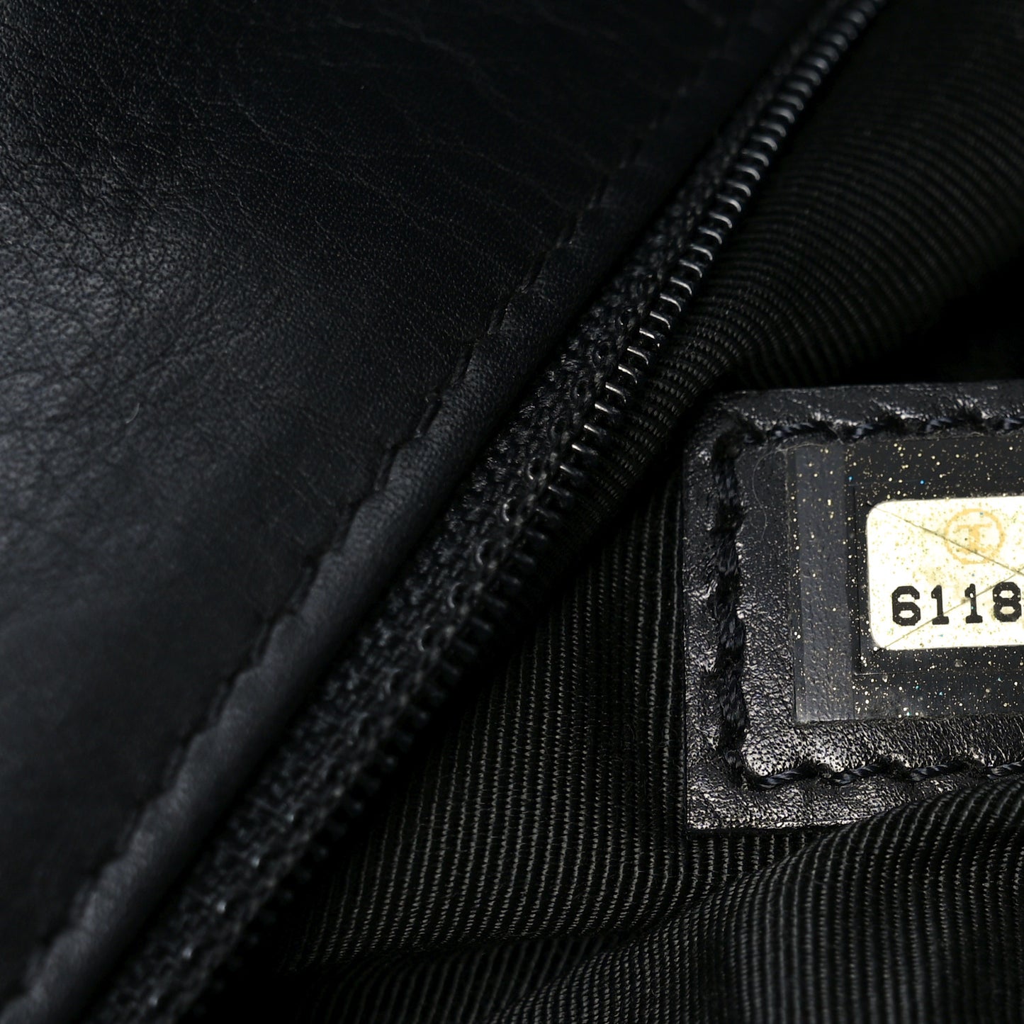 Lambskin CC Shoulder Bag Black