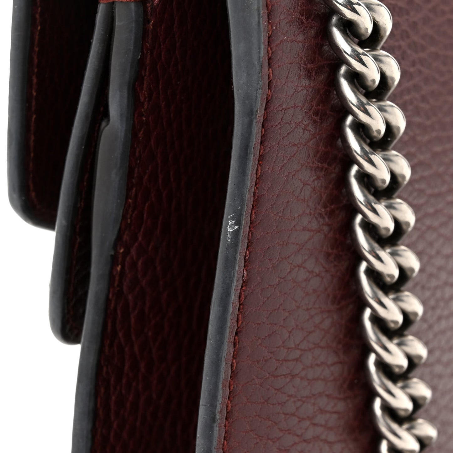 Dollar Calfskin Crystal Mini Dionysus Shoulder Bag Vintage Bordeaux