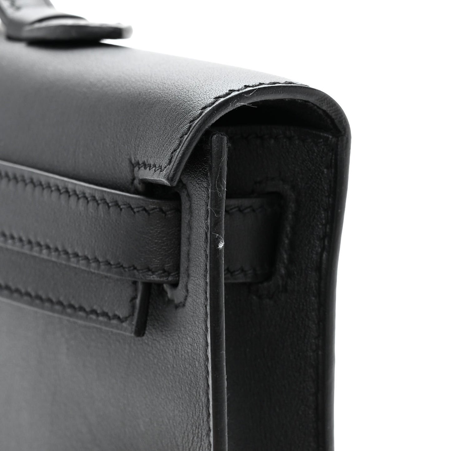 Swift Kelly Cut Clutch Pochette Black