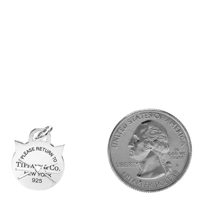 Tiffany Sterling Silver Return to Tiffany Cat Charm 2 of 3