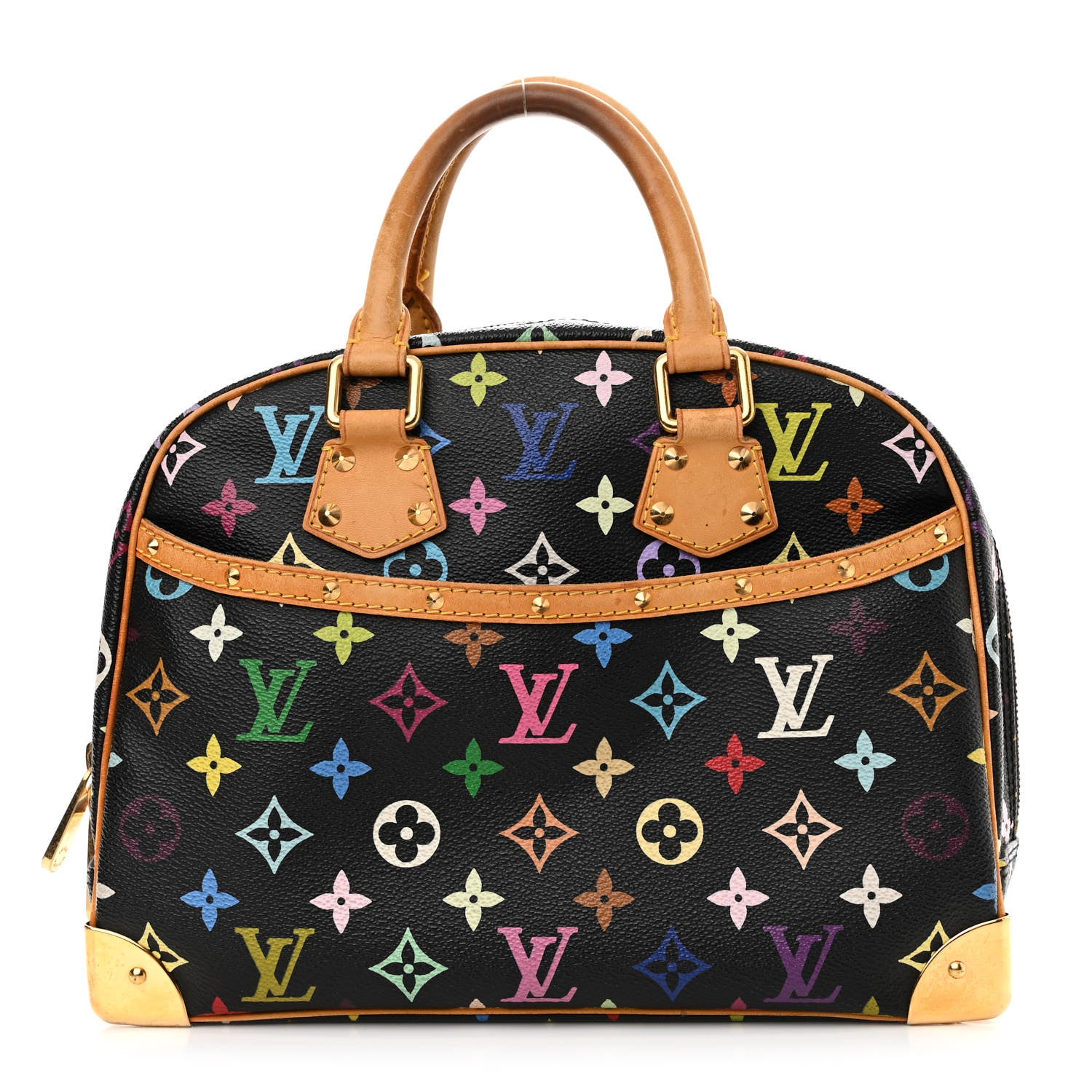 Louis Vuitton Monogram Multicolor Trouville Black 1 of 17