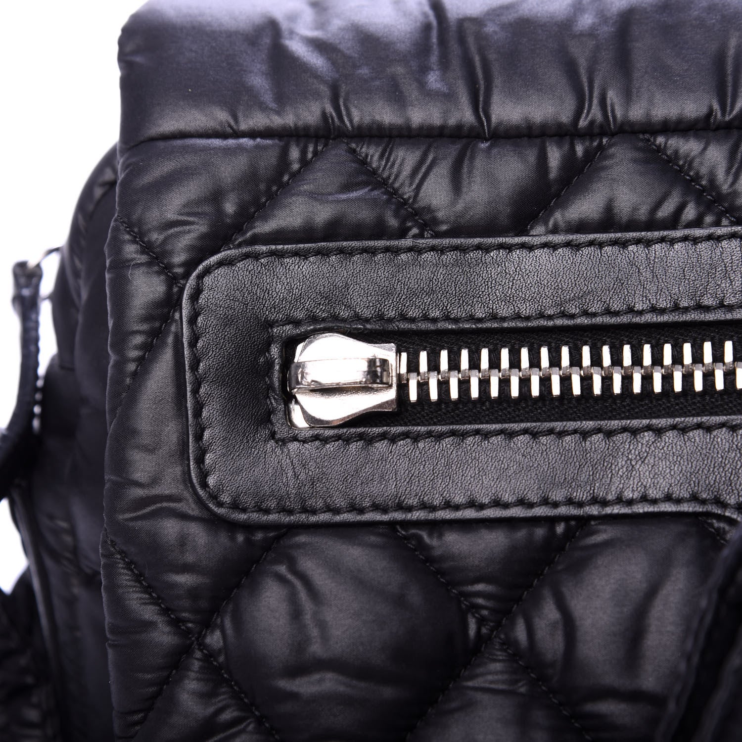 Chanel Nylon Small Coco Cocoon Messenger Bag Black 11 of 12