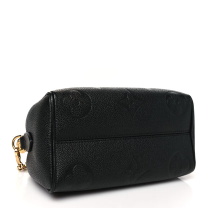 Louis Vuitton Empreinte Monogram Giant Speedy Bandouliere 20 Black 4 of 9