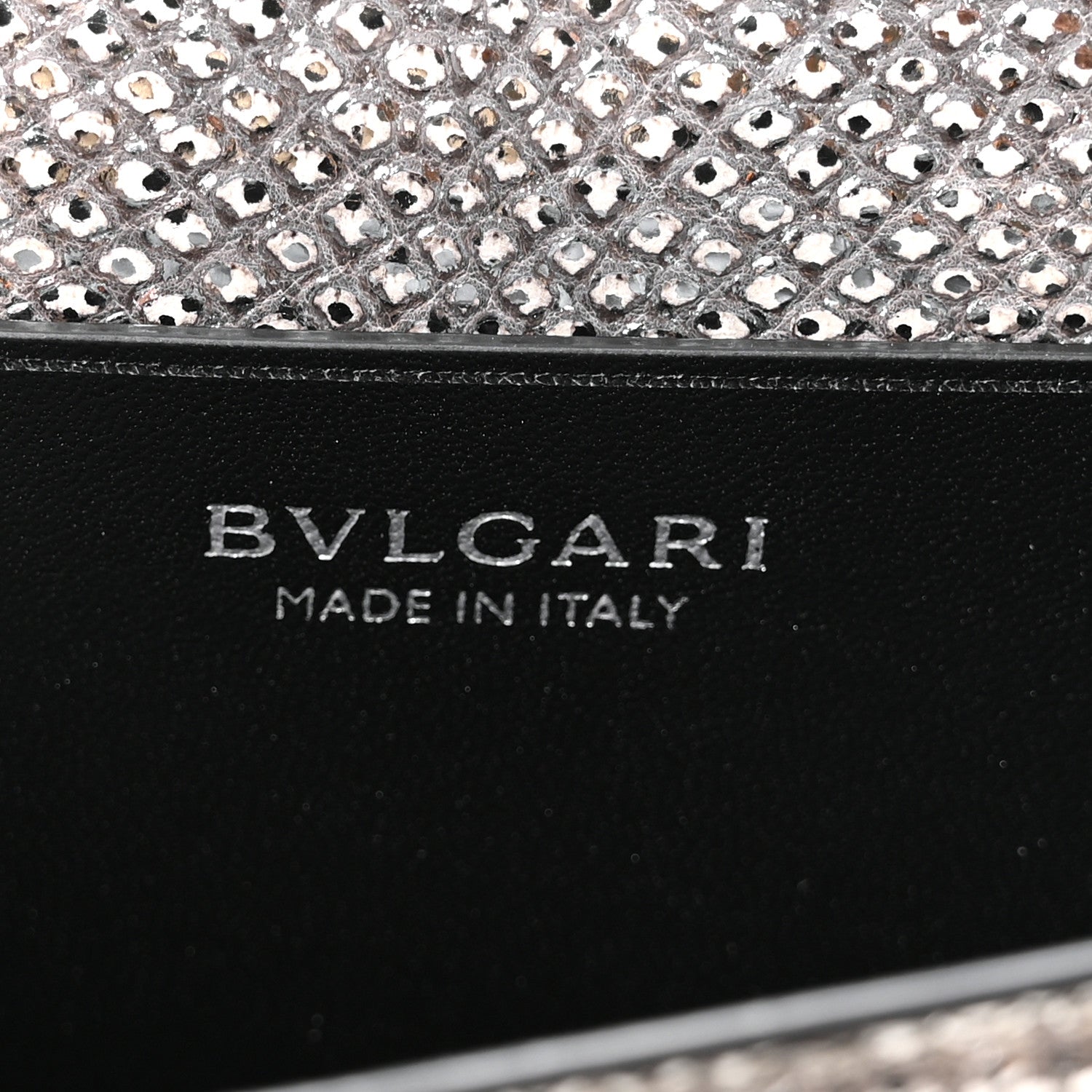 Bulgari Karung Serpenti Forever Purse Card Holder White Agate 6 of 7