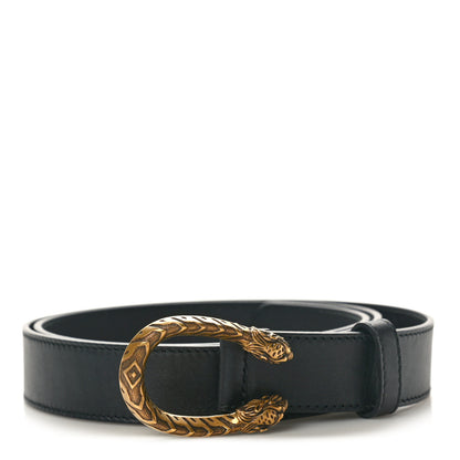 Gucci Calfskin Dionysus 30mm Belt 100 40 Black 1 of 4