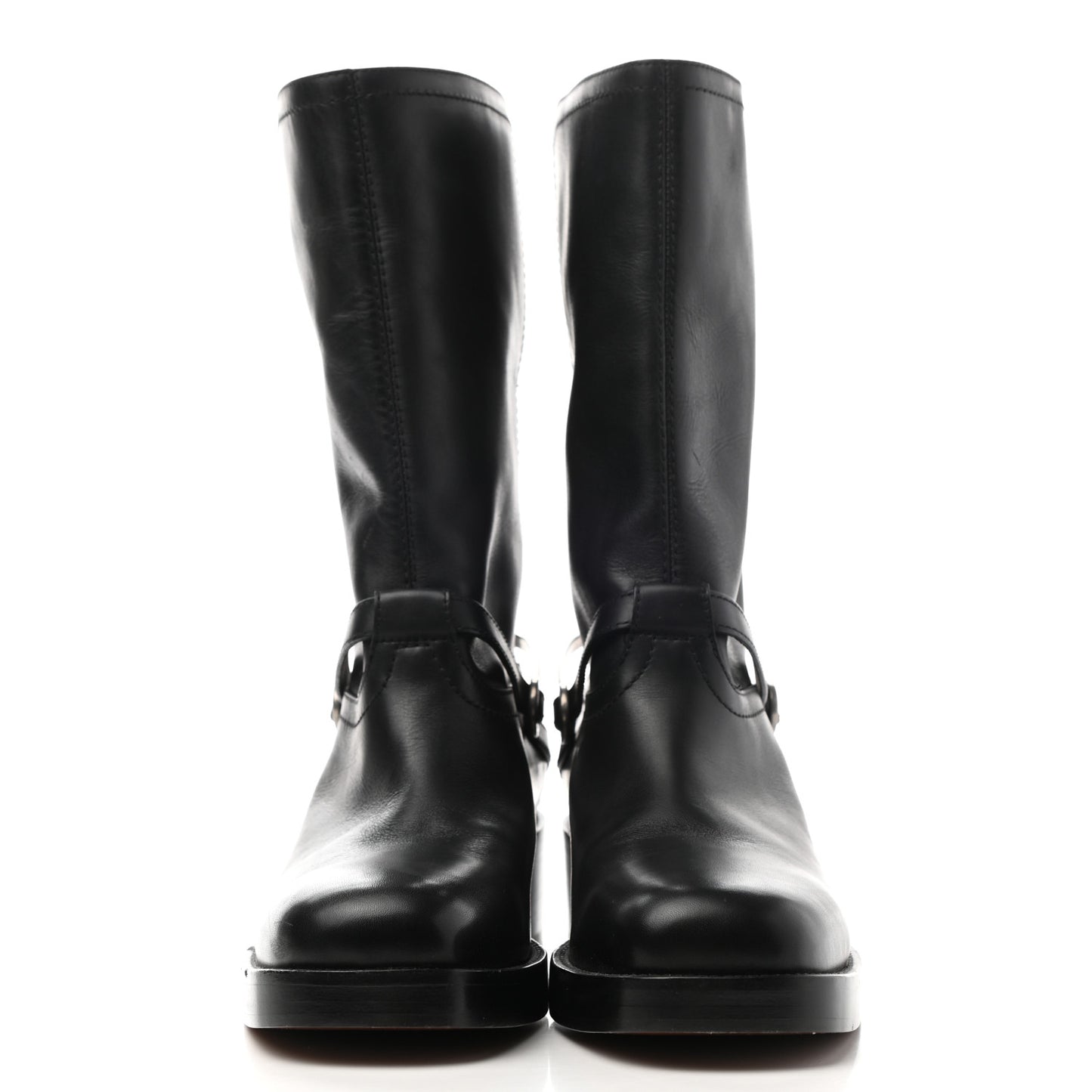 Soft Calfskin Diorider Boots 38 Black