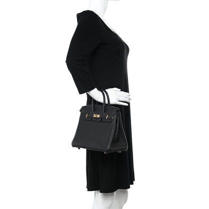 Hermes Togo Birkin 25 Black 2 of 12