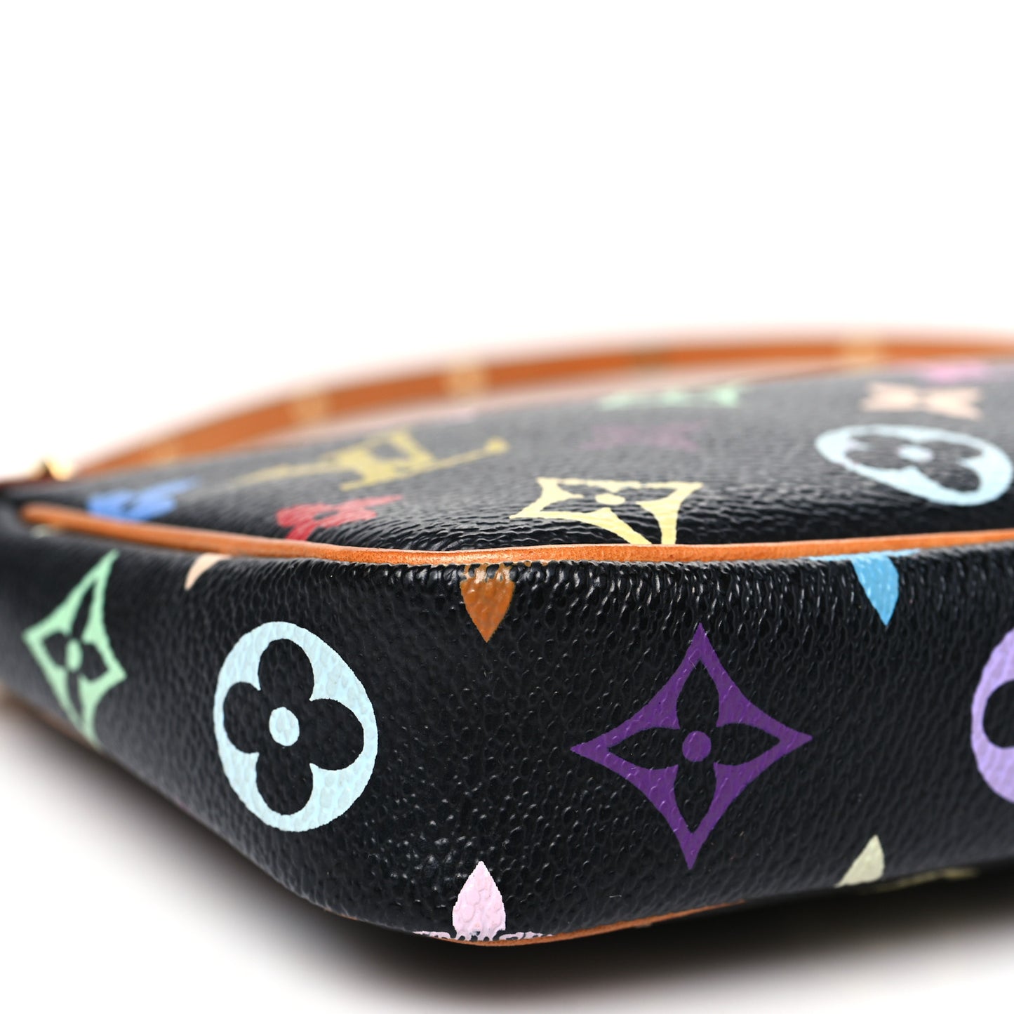 Monogram Multicolor Pochette Accessories Black