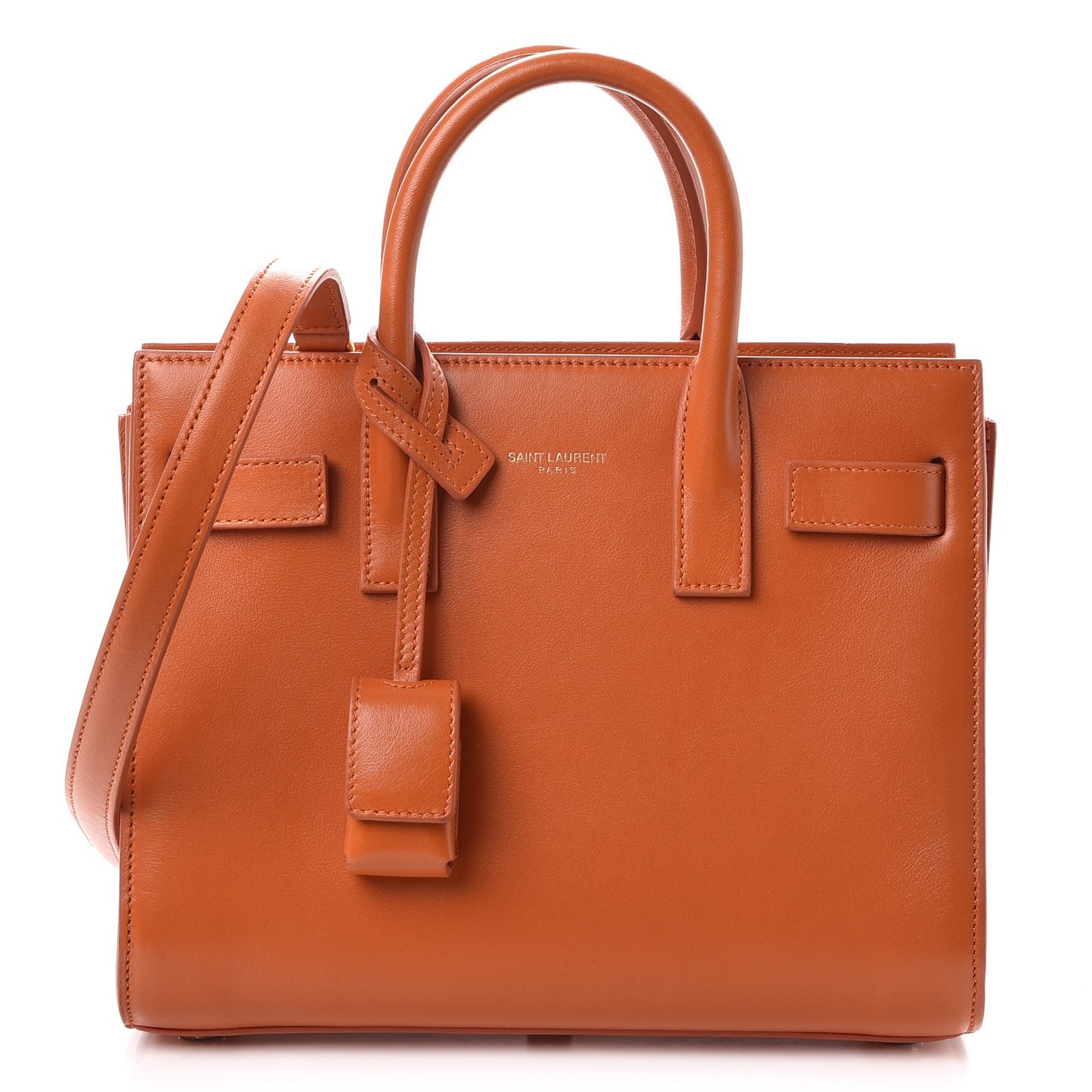 Calfskin Nano Sac De Jour Orange