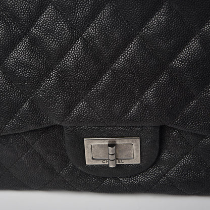 Chanel Washed Caviar Quilted 2.55 Reissue 227 Bijoux Chain Flap Black 13 of 16