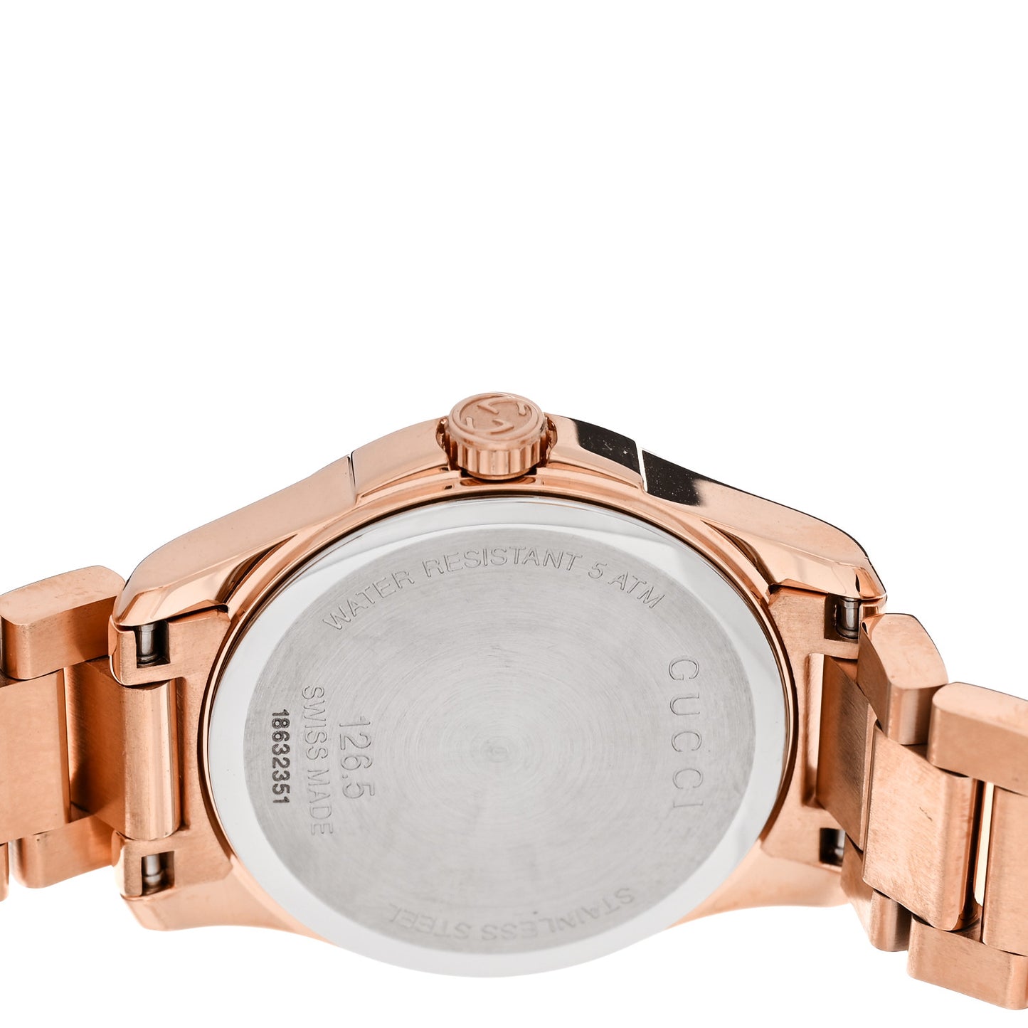 Stainless Steel 27mm G-Timeless Diamante Quartz Watch Rose