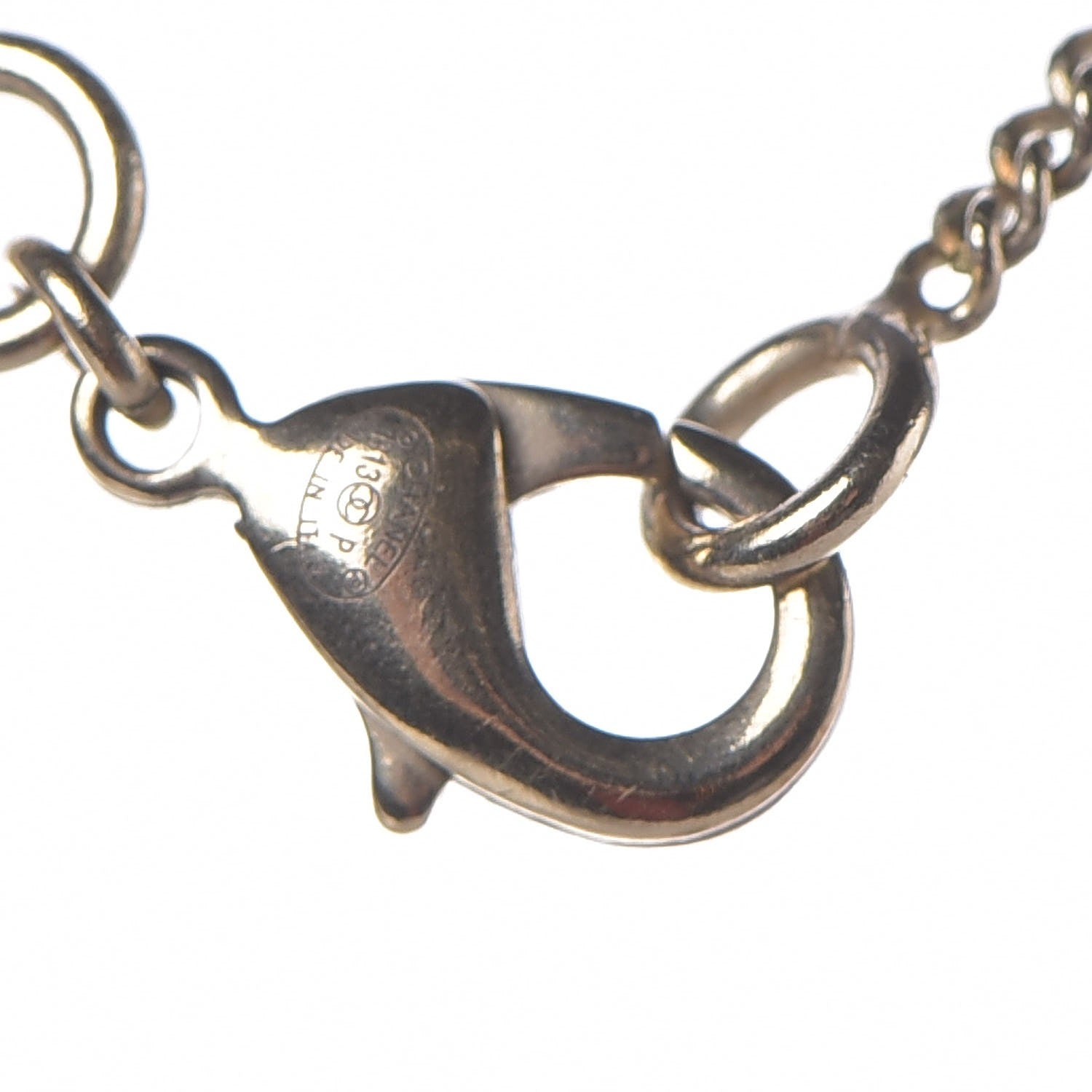 Chanel No 5 CC Necklace Gold 6 of 7