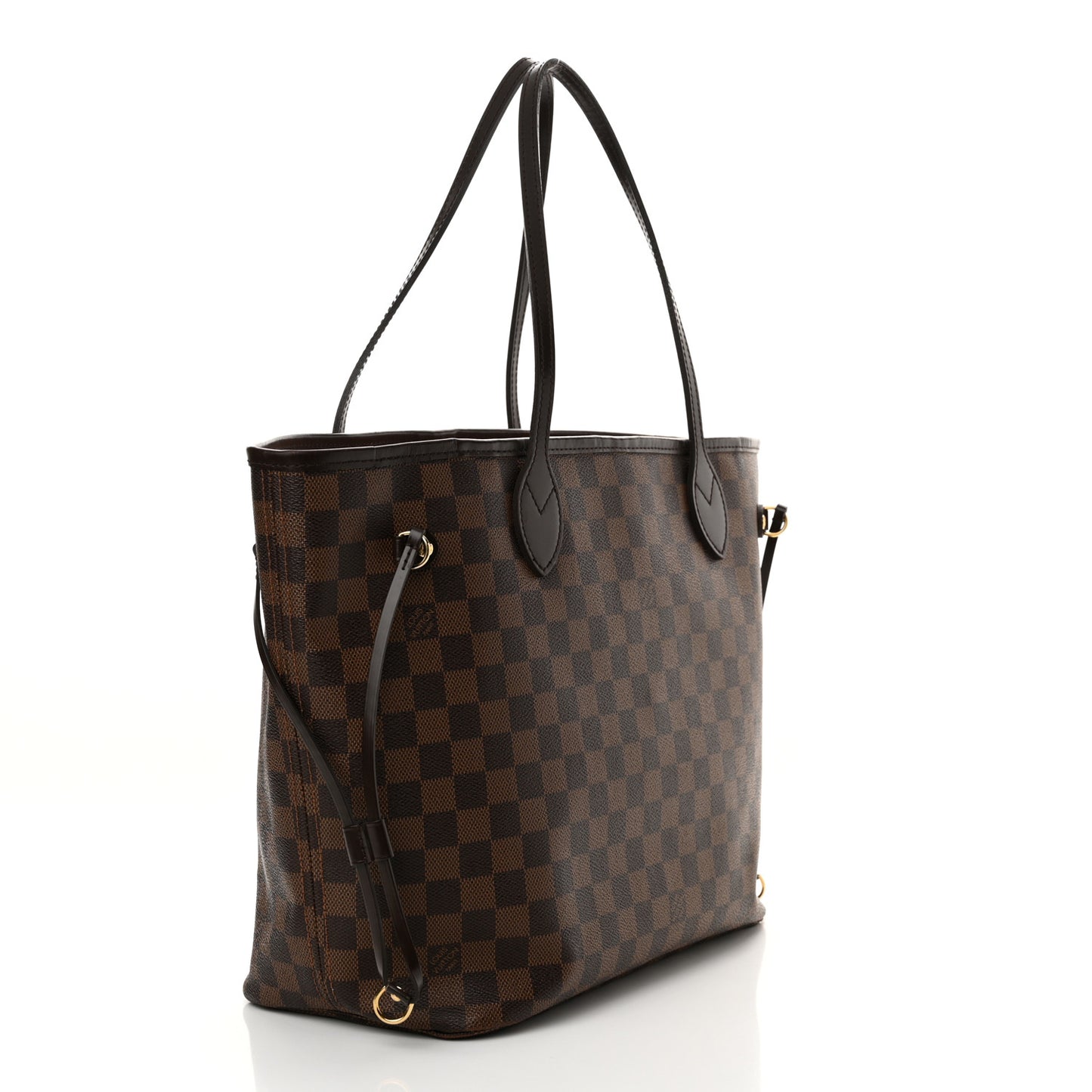 Damier Ebene Neo Neverfull MM Rose Ballerine