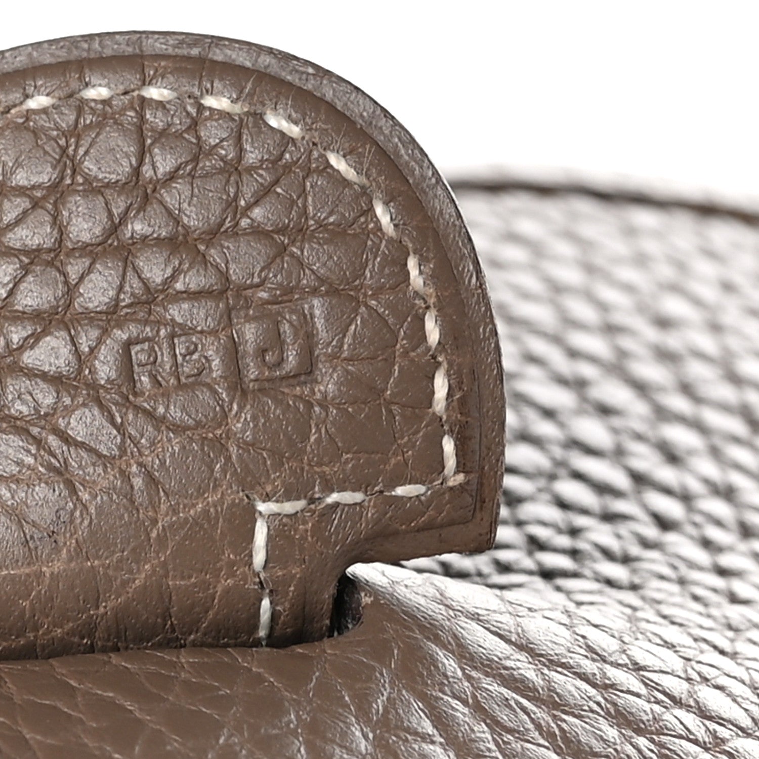 Hermes Taurillon Clemence Evelyne GM Etoupe 7 of 8