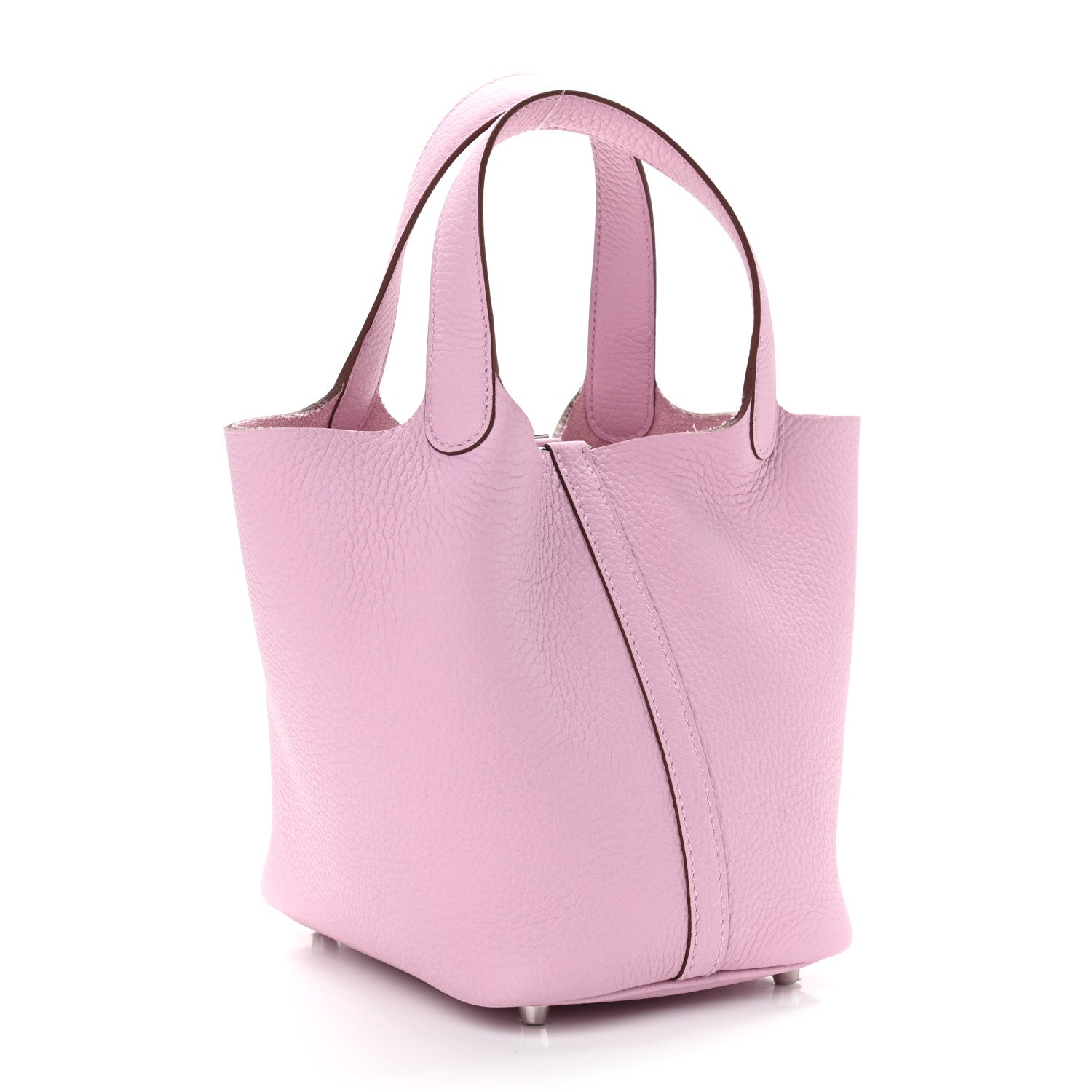 Hermes Taurillon Clemence Picotin Lock 18 PM Mauve Sylvestre 3 of 11