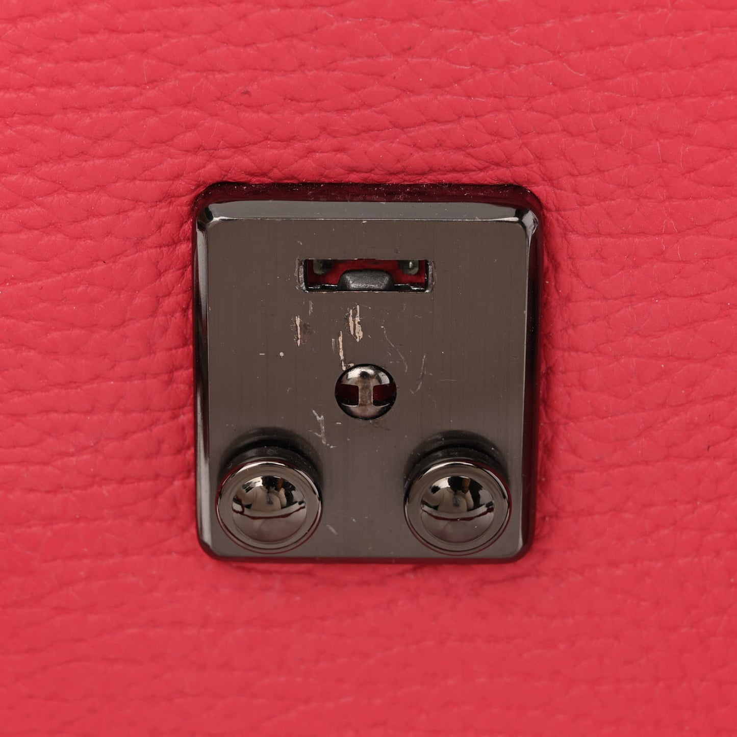 Textured Calfskin Medium Pashli Satchel Raspberry