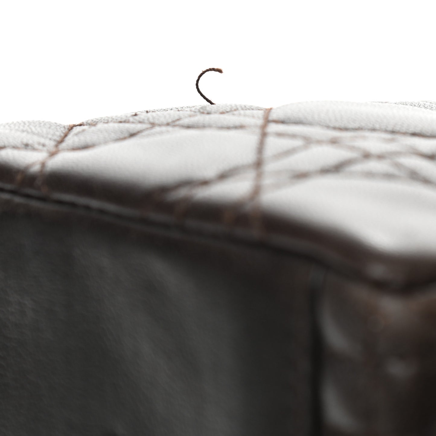 Lambskin Cannage Medium Lady Dior Dark Brown