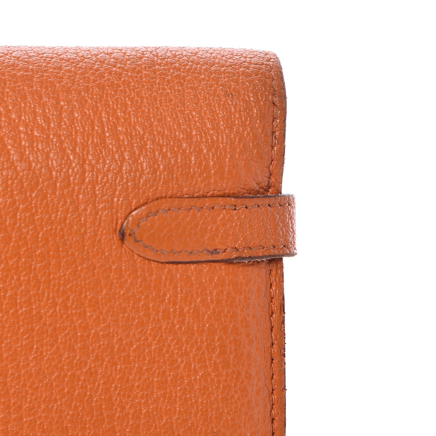 Chevre Mysore Kelly Longue Wallet Orange