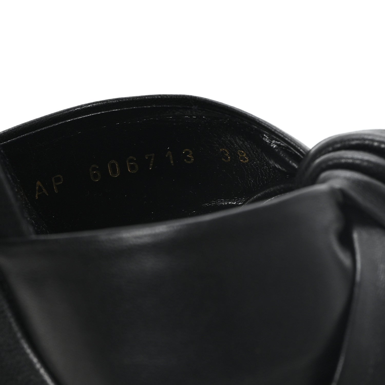 Saint Laurent Santiago Russo Bianca 85 Platform Sandals 38 Black 7 of 10