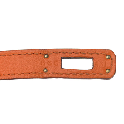 Hermes Swift Kelly Pochette Clutch Orange 7 of 21