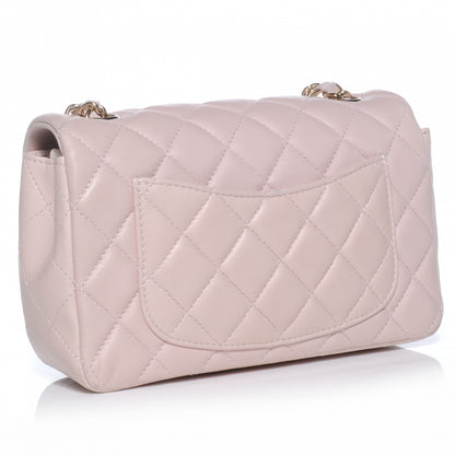 Chanel Lambskin Quilted New Mini Flap Light Pink 3 of 8