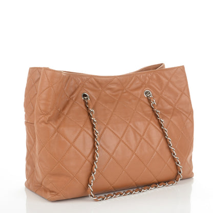 Chanel Calfskin Quilted Large In the Business Tote Dark Beige 3 of 7