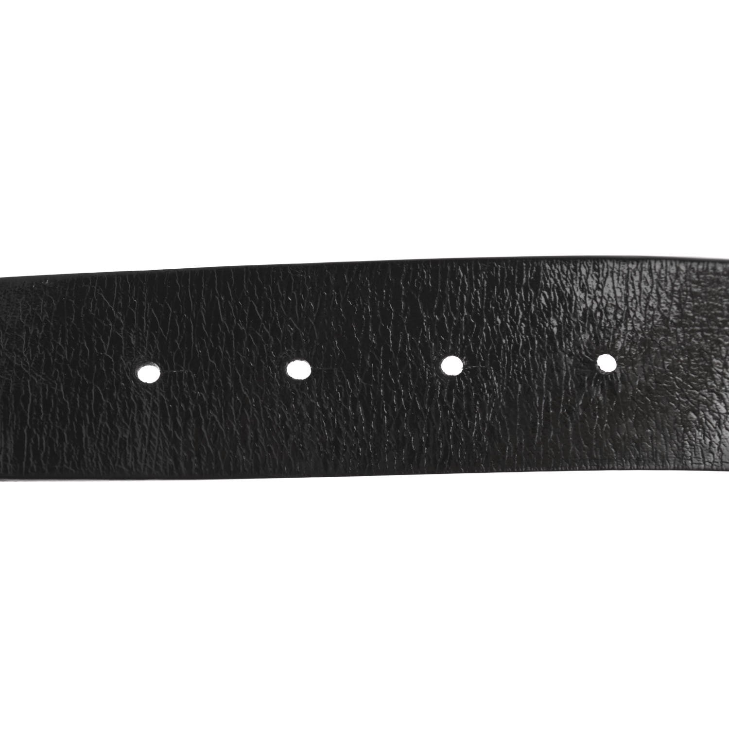 Chanel Patent Calfskin CC Reversible Belt 90 Black White 3 of 4
