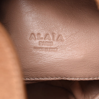 Alaia Calf Hair Bucket Bag Wristlet Camel 6 of 9